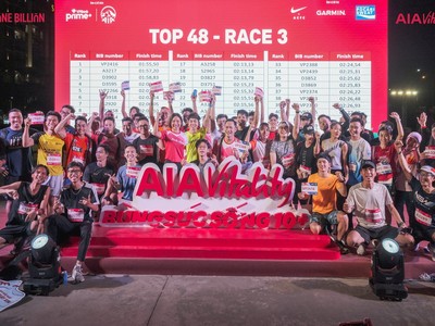 AIA khởi động “Đường đua bùng sức sống”, truyền thông điệp sống khỏe tới cộng đồng