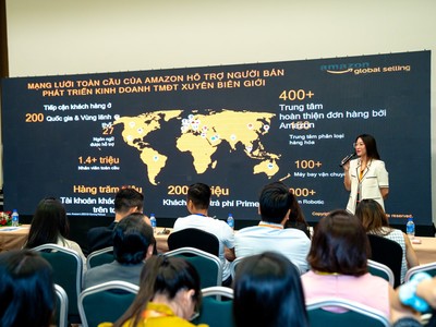 Giá trị xuất khẩu của doanh nghiệp Việt Nam trên Amazon đã tăng 45% trong 2022