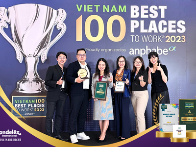Mondelez Kinh Đô liên tiếp thăng hạng tại các bảng xếp hạng nơi làm việc tốt nhất