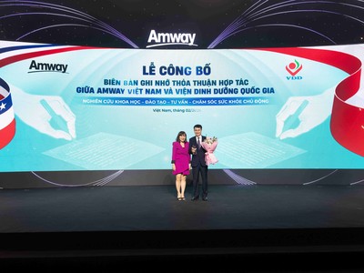 Amway Việt Nam ra mắt chiến lược “Sống khỏe mạnh, sống hạnh phúc”