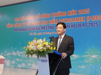 Ông Phạm Thanh Hải, Chủ tịch HĐQT PJICO làm người đại diện theo pháp luật của Tổng công ty thay cho bà Nguyễn Thị Hương Giang (Ảnh: PJICO)