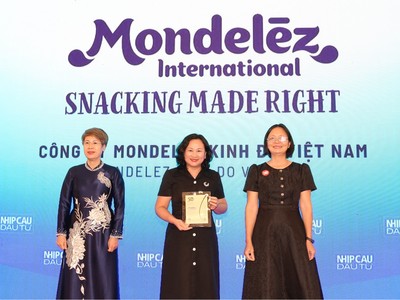 Mondelez Kinh Đô tiếp tục được vinh danh tại Top 50 Doanh nghiệp phát triển bền vững