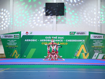 Nestlé MILO 8 năm đồng hành cùng Giải thể dục Aerobic Cúp MILO lần VIII
