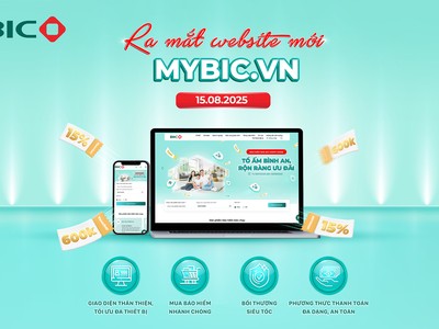 BIC ra mắt website bảo hiểm mới