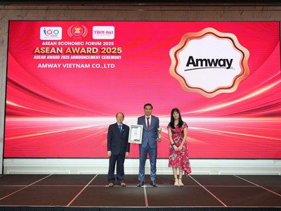 Amway Việt Nam khẳng định uy tín và vị thế dẫn đầu trong Top 5 doanh nghiệp tiêu biểu Asean