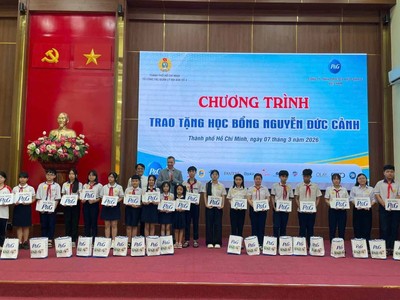 P&G tiếp nối hành trình chắp cánh ước mơ học tập cho thế hệ trẻ Việt Nam