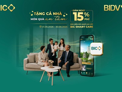 BIC ưu đãi 15% phí bảo hiểm sức khoẻ cao cấp mừng Ngày Gia đình Việt Nam
