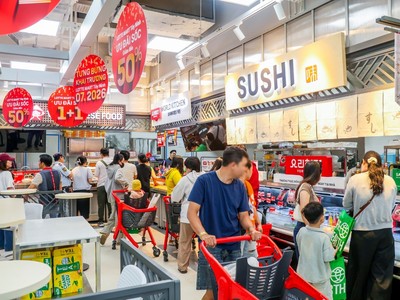 LOTTE MART Tây Ninh hiện diện nổi bật với diện tích kinh doanh khoảng 2.675 m²