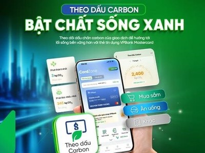Mastercard và VPBank ra mắt tính năng “Theo dấu Carbon” 