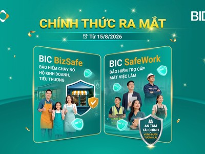 BIC ra mắt bộ đôi sản phẩm mới, “điểm tựa tài chính” cho hộ kinh doanh và người lao động