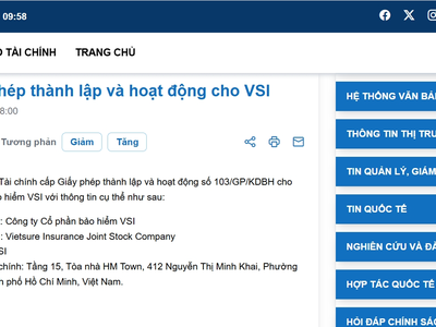 Thị trường bảo hiểm phi nhân thọ đón thêm tân binh VietSure Insurance
