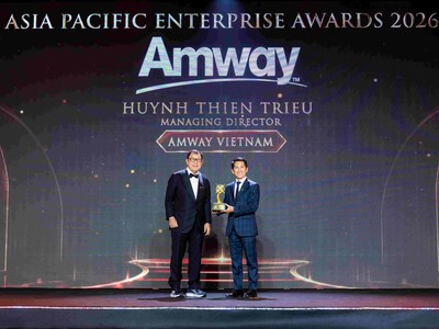 Tổng giám đốc Amway Việt Nam được vinh danh tại giải thưởng Doanh nhân xuất sắc châu Á 2026