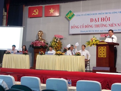 Đại hội đồng cổ đông Vidipha (VDP): Tăng chỉ tiêu doanh thu, giảm kế hoạch lợi nhuận