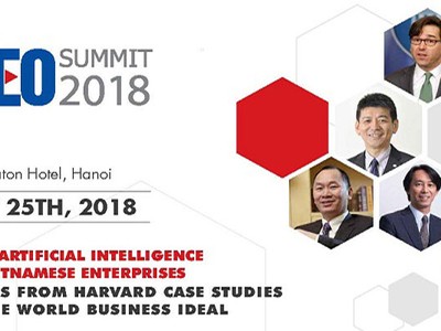 Vietnam CEO Summit 2018 chia sẻ giải pháp phát triển Kinh tế trí tuệ nhân tạo