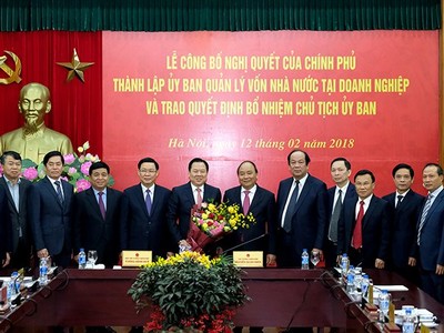 Ủy ban Quản lý vốn Nhà nước chính thức thành lập vào tháng 2/2018. Nguyên Bí thư tỉnh Cao Bằng Nguyễn Hoàng Anh được cử làm Chủ tịch Ủy ban.