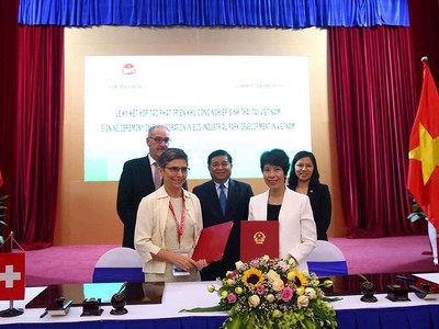 Việt Nam và Thụy Sỹ hợp tác phát triển khu công nghiệp sinh thái