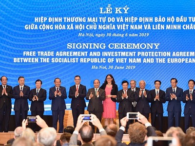 Sau một thập kỷ nỗ lực không ngừng, Việt Nam và EU đã ký Hiệp định EVFTA vào 30/6/2019.