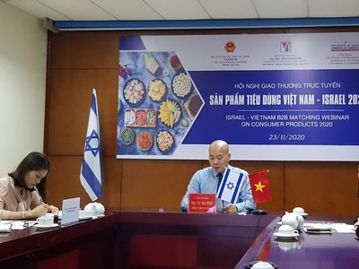 Doanh nghiệp Israel quan tâm nhập khẩu nhiều mặt hàng tiêu dùng của Việt Nam 