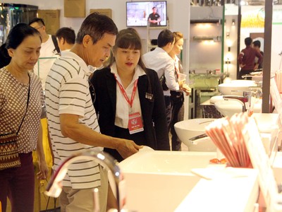 Vietbuild 2018 lần 2 tại TP.HCM: Hút khách ngay ngày đầu khai mạc