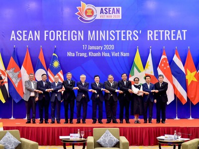 Hội nghị hẹp Bộ trưởng Ngoại giao ASEAN tháng 1/2020 tại Khánh Hòa (Ảnh: Tuấn Anh/TGVN)