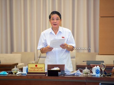 Chủ nhiêm Ủy ban Tài chính - Ngân sách của Quốc hội Nguyễn Đức Hải.