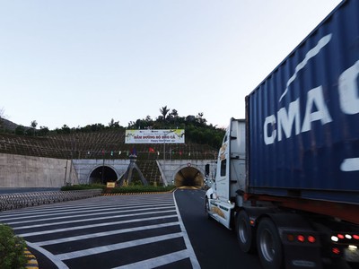 Hầm đường bộ Đèo Cả - một công trình giao thông trọng điểm quốc gia do Đèo Cả Group làm chủ đầu tư. Ảnh: Đức Thanh