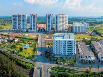 Khu đô thị Mizuki Park (26ha, Bình Chánh) đã bàn giao giai đoạn 1 và đang ra mắt khu căn hộ công viên kênh đào Flora Mizuki MP6,MP7,MP8