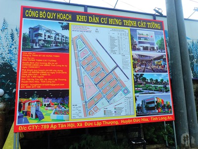 Dự án Hưng Thịnh Cát Tường không liên quan gì đến… Tập đoàn Hưng Thịnh. Ảnh: Việt Dũng