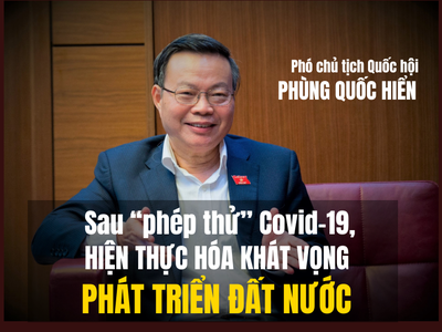 Phó chủ tịch Quốc hội Phùng Quốc Hiển: Sau phép thử Covid-19, hiện thực hóa khát vọng phát triển đất nước