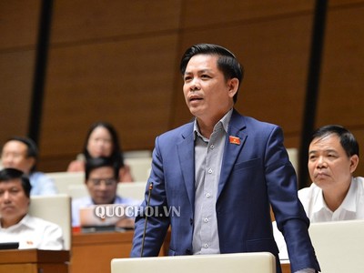 Bộ trưởng Bộ Giao thông Nguyễn Văn Thể hồi âm ý kiến đại biểu Quốc hội.