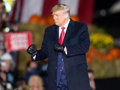 Ông Trump tuyên bố, nếu các phiếu bầu "hợp lệ" được kiểm thì ông sẽ "chiến thắng dễ dàng" trong cuộc bầu cử Mỹ 2020. Nguồn: Mercury News