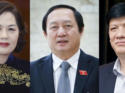 Bà Nguyễn Thị Hồng, ông Huỳnh Thành Đạt và ông Nguyễn Thanh Long