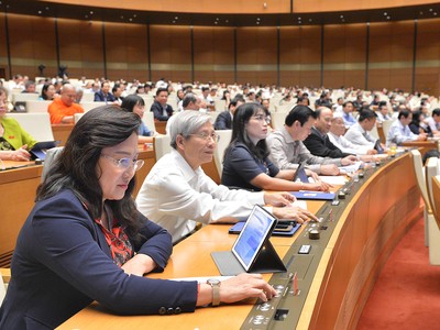 Quốc hội biểu quyết thông qua Luật Người Việt Nam đi làm việc ở nước ngoài theo hợp đồng (sửa đổi)