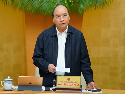 Thủ tướng chủ trì phiên họp Chính phủ thường kỳ tháng 10/2020 (Ảnh: VGP)