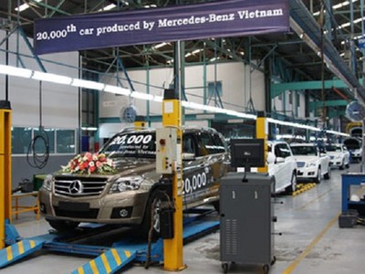 Chiếc xe thứ 20.000 xuất xưởng tại MBV năm 2009