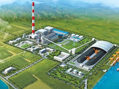 Phối cảnh Dự án Nhà máy Nhiệt điện An Khánh (Bắc Giang). Ảnh: S.T