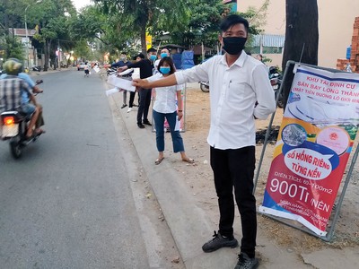 Tình trạng rao bán suất tái định cư ở dự án Lộc An - Bình Sơn đang diễn ra nhan nhản. Ảnh: Trọng Tín