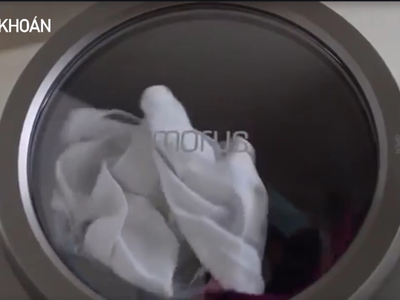 Morus Zero: Máy sấy quần áo kích thước để bàn vô cùng nhỏ gọn