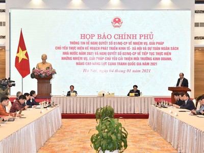 Chính phủ ban hành Nghị quyết 01 và 02 năm 2021 với phương châm hành động 12 chữ