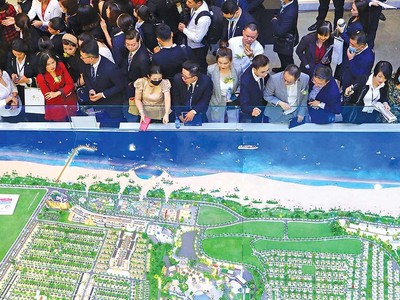 Novaland chào bán các dự án ở Đồng Nai và Phan Thiết vào cuối năm 2020. Ảnh: Lê Toàn