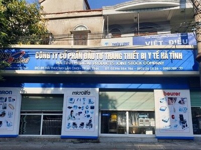 Công ty CP Đầu tư trang thiết bị y tế Hà Tĩnh nơi bị can Mai Thị Hoa làm giám đốc