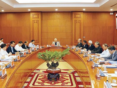 Một cuộc họp của Ban Chỉ đạo Trung ương về phòng, chống tham nhũng