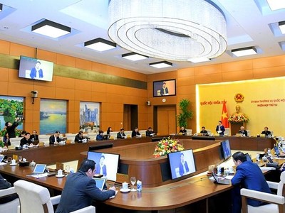 Uỷ ban Thường vụ Quốc hội bắt đầu phiên họp thứ 52 (Ảnh Quốc hội) 