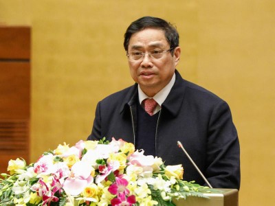 Trưởng ban Tổ chức Trung ương Phạm Minh Chính nêu điểm mới trong hướng dẫn công tác nhân sự (Ảnh MA)