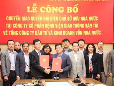 Chuyển giao quyền đại diện chủ sở hữu nhà nước tại Công ty CP Bệnh viện GTVT về SCIC