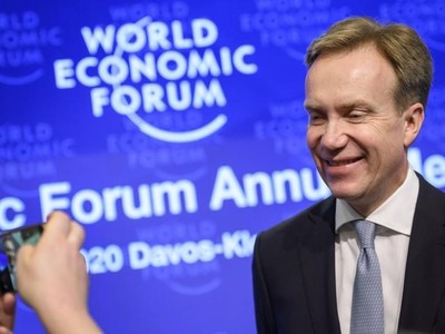 Ông Borge Brende, Chủ tịch Diễn đàn Kinh tế Thế giới (WEF). Ảnh: AFP