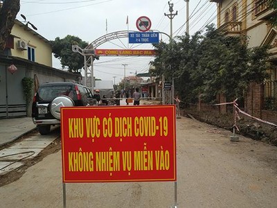 Quảng Ninh đã thực hiện phong tỏa xã Bình Dương, giãn cách xã hội toàn thị xã Đông Triều từ 12h ngày 29/01/2021 đến 12h ngày 23/2/2021.