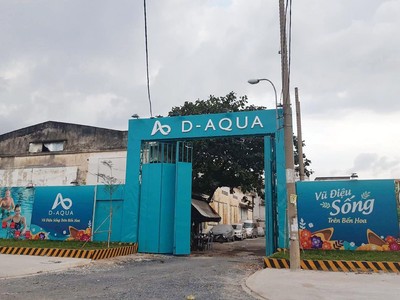 Hiện trường dự án D-AQUA không thấy dấu hiệu xây dựng