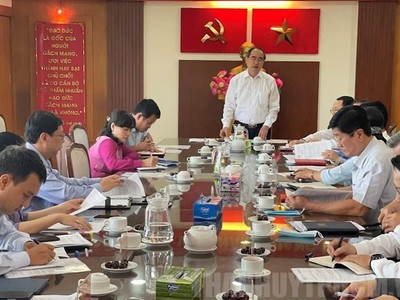 Trưởng đoàn Đại biểu Quốc hội TP.HCM Nguyễn Thiện Nhân phát biểu tại buổi làm việc với Thành phố Thủ Đức trưa 05/02 (Nguồn: Thành uỷ TP.HCM).