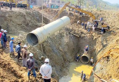Dự án Cấp nước sông Đà giai đoạn II: “Đuối” tiến độ vì đầu tư nhỏ giọt